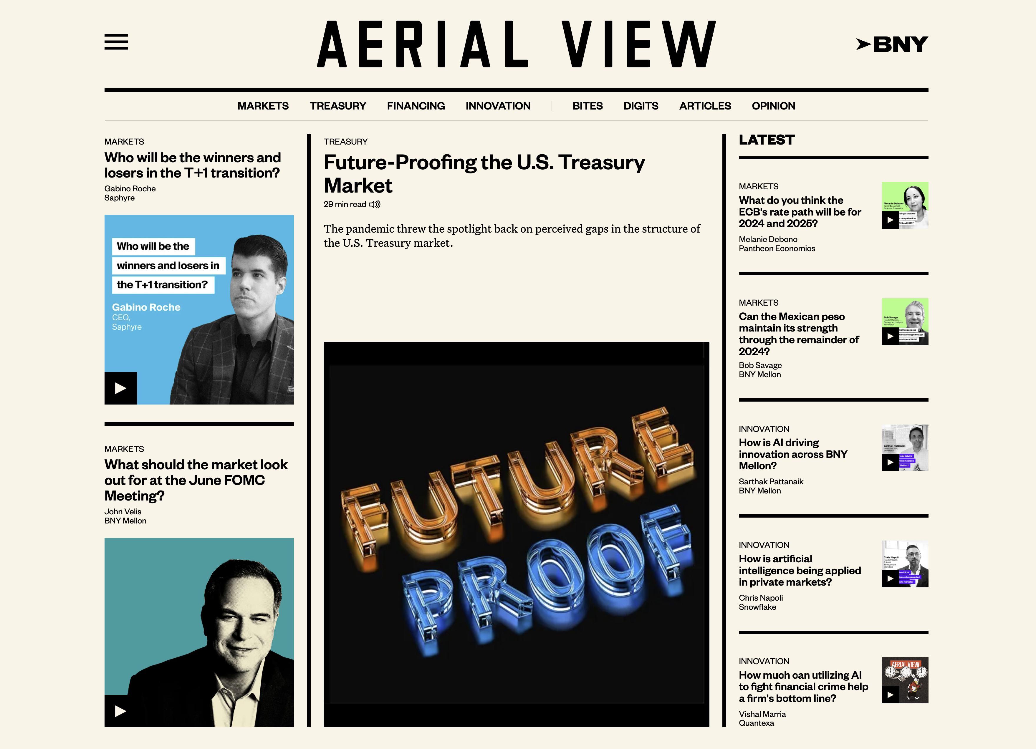 Aerial View website components