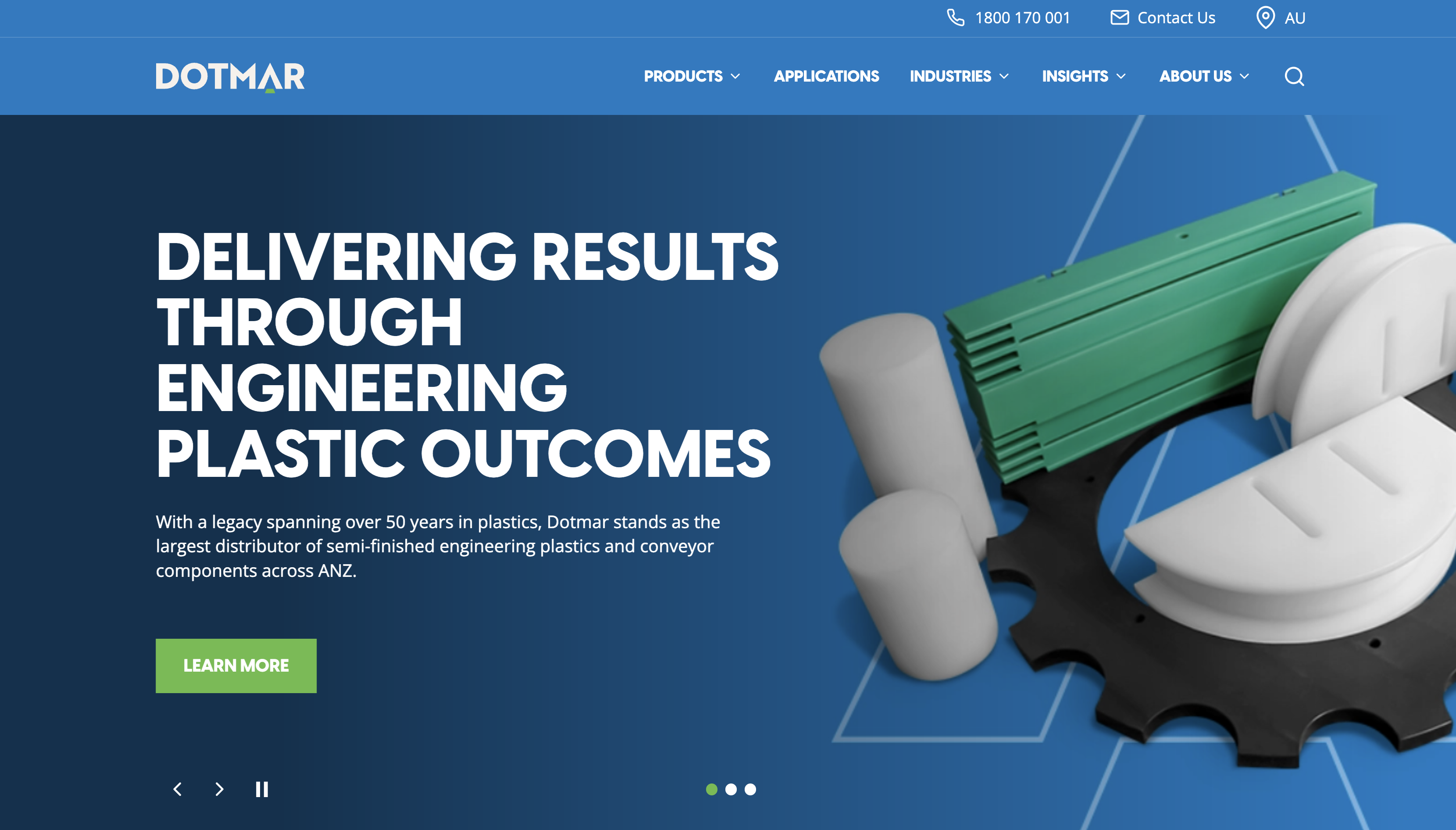 Dotmar product pages