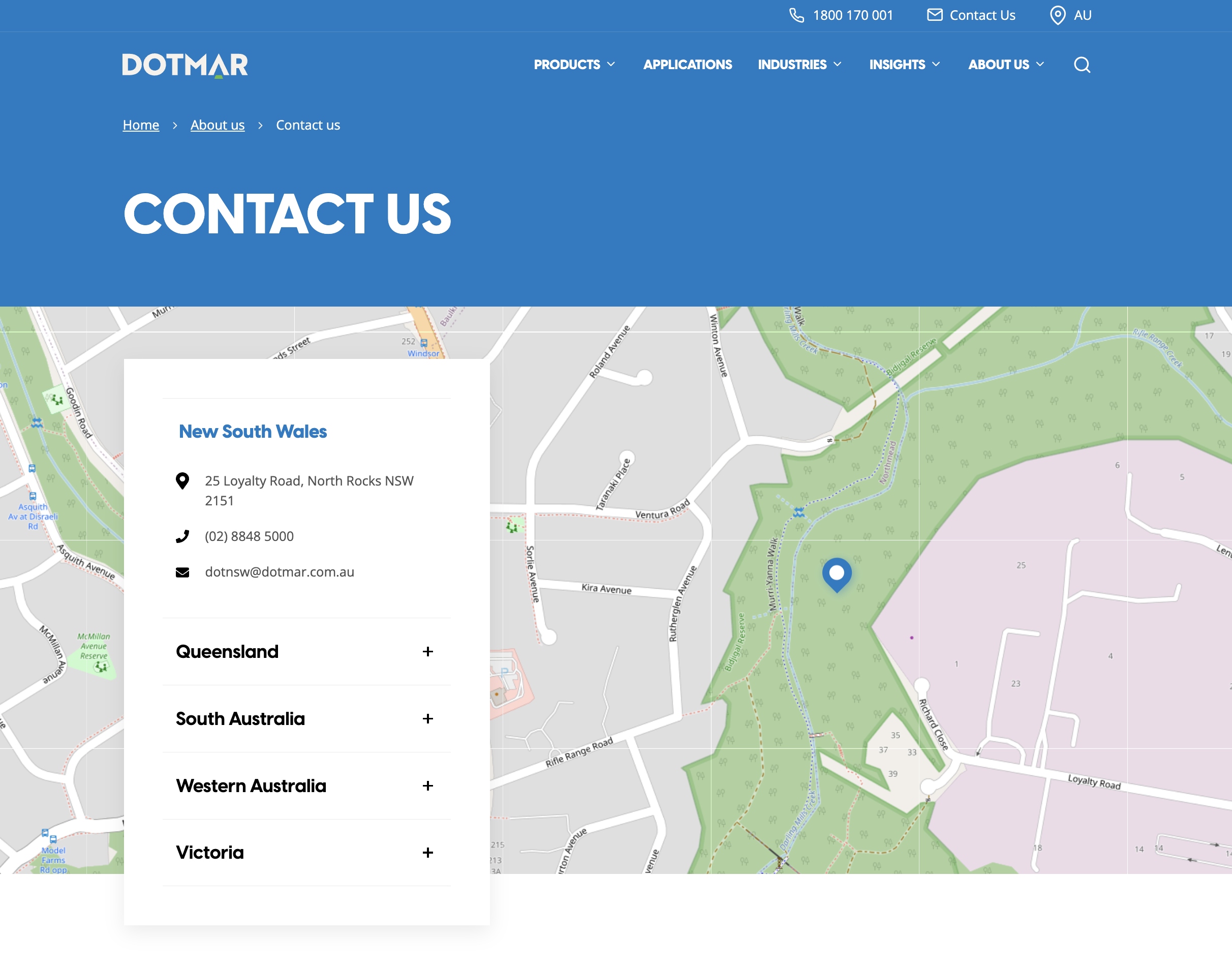 Dotmar multi-site architecture