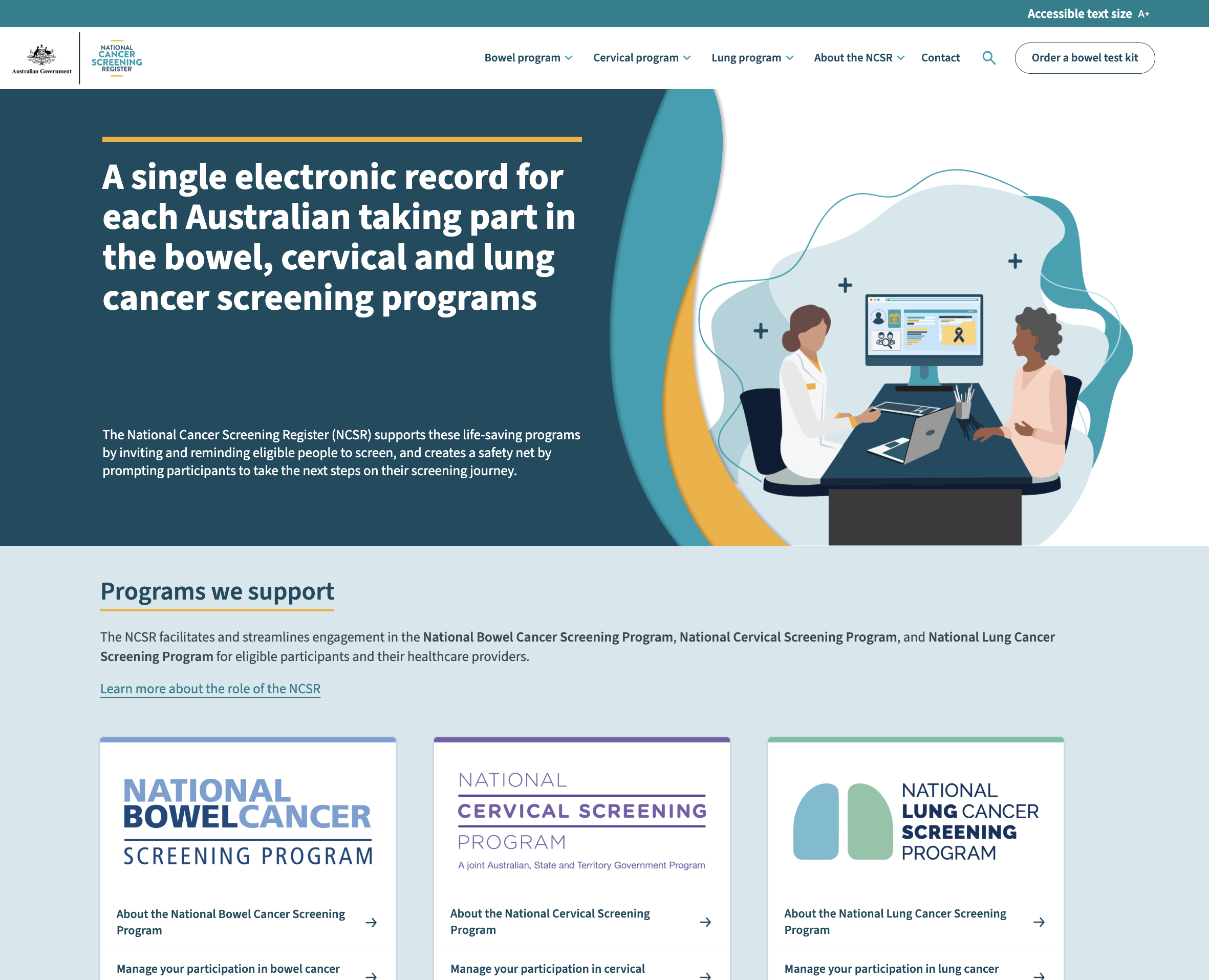 National Cancer Screening Register case study